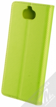 1Mcz Magnet Book Color flipové pouzdro pro Sony Xperia 10 limetkově zelená (lime green) zezadu
