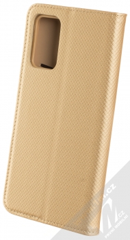 1Mcz Magnet Book Color flipové pouzdro pro Xiaomi Redmi 9T, Poco M3 zlatá (gold) zezadu