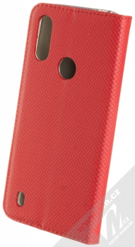 1Mcz Magnet Book flipové pouzdro pro Moto E6s, E6s Plus červená (red) zezadu