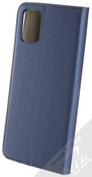 1Mcz Magnet Book flipové pouzdro pro Moto G9 Plus tmavě modrá (dark blue) zezadu