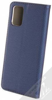 1Mcz Magnet Book flipové pouzdro pro Samsung Galaxy A03s tmavě modrá (dark blue) zezadu