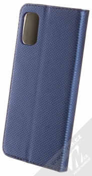 1Mcz Magnet Book flipové pouzdro pro Samsung Galaxy A41 tmavě modrá (dark blue) zezadu