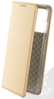 1Mcz Magnet Book flipové pouzdro pro Samsung Galaxy A52, Galaxy A52 5G zlatá (gold)