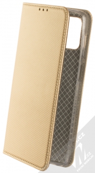 1Mcz Magnet Book flipové pouzdro pro Samsung Galaxy M51 zlatá (gold)