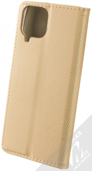 1Mcz Magnet Book flipové pouzdro pro Samsung Galaxy M53 5G zlatá (gold) zezadu