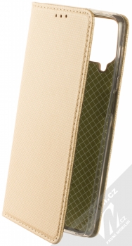 1Mcz Magnet Book flipové pouzdro pro Samsung Galaxy M53 5G zlatá (gold)