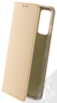 1Mcz Magnet Book flipové pouzdro pro Samsung Galaxy S20 FE, Galaxy S20 FE 5G zlatá (gold)