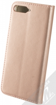 1Mcz Magnetic Book flipové pouzdro pro Huawei Y6 (2018) růžově zlatá (rose gold) zezadu