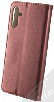 1Mcz Magnetic Book flipové pouzdro pro Samsung Galaxy A13 5G tmavě červená (dark red) zezadu