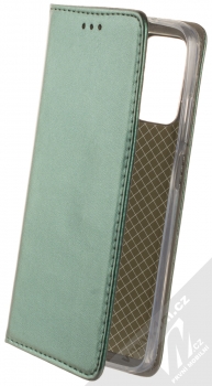 1Mcz Magnetic Book flipové pouzdro pro Xiaomi Redmi 10 tmavě zelená (dark green)