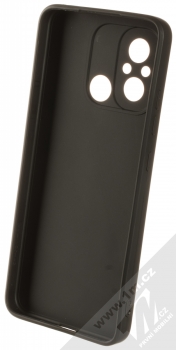 1Mcz Matt Skinny TPU ochranný silikonový kryt pro Xiaomi Redmi 12C, Poco C55 černá (black) zepředu