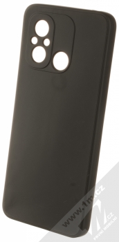 1Mcz Matt Skinny TPU ochranný silikonový kryt pro Xiaomi Redmi 12C, Poco C55 černá (black)