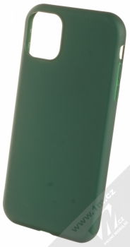 1Mcz Matt TPU ochranný kryt pro Apple iPhone 11 tmavě zelená (forest green)