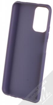1Mcz Matt TPU ochranný silikonový kryt pro Xiaomi Redmi Note 10, Redmi Note 10S tmavě modrá (dark blue) zepředu