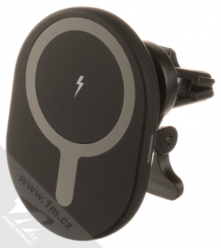 1Mcz MCAVD8 MagSafe 15W magnetický držák s bezdrátovým nabíjením do mřížky ventilace automobilu černá (black)
