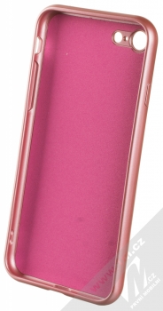 1Mcz Metallic Skinny TPU ochranný kryt pro Apple iPhone 7, iPhone 8, iPhone SE (2020), iPhone SE (2022) růžová (pink) zepředu
