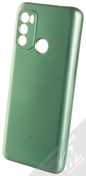 1Mcz Metallic TPU ochranný kryt pro Motorola Moto G60 zelená (green)