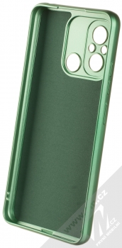 1Mcz Metallic TPU ochranný kryt pro Xiaomi Redmi 12C, Poco C55 zelená (green) zepředu