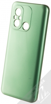 1Mcz Metallic TPU ochranný kryt pro Xiaomi Redmi 12C, Poco C55 zelená (green)