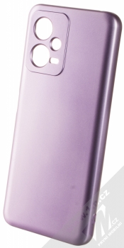 1Mcz Metallic TPU ochranný kryt pro Xiaomi Redmi Note 12 5G, Poco X5 fialová (violet)