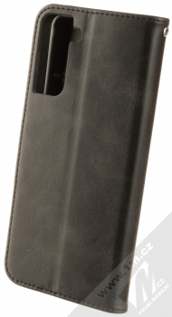 1Mcz Porter Book flipové pouzdro pro Samsung Galaxy S21 Plus černá (black) zezadu
