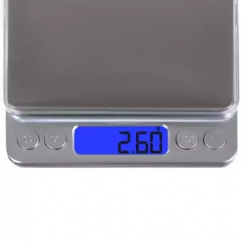 1Mcz ST-242 kuchyňská váha do 500g/0,01g stříbrná (silver)