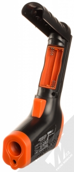 1Mcz T8993 bezkontaktní digitální infračervený teploměr s laserovým zaměřovačem černá oranžová (black orange) prostor na baterie