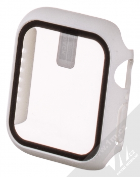 1Mcz Watch Cover Glass ochranný kryt s tvrzeným sklem pro Apple Watch 40mm bílá (white)