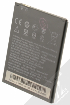 HTC BA S980 originální baterie pro HTC Desire 516 Dual Sim (V2) D516w šikmo zezadu