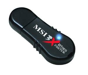 MSI BToes 2.0 - USB Bluetooth 2.0, Class II dongle