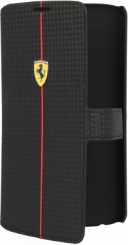 Ferrari Formula One Carbon Scuderia flipové pouzdro pro LG G Flex zepředu