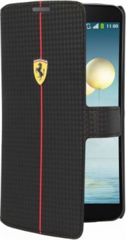 Ferrari Formula One Carbon Scuderia flipové pouzdro pro LG G Flex black