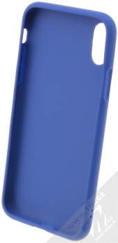 Adidas Moulded Hard Case ochranný kryt pro Apple iPhone X (CJ1291) modrá bílá (blue white) zepředu