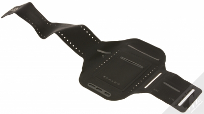 Adidas Sports Armband sportovní pouzdro na paži pro mobilní telefon, mobil, smartphone o velikosti Samsung Galaxy S8 Plus (CI8526) černá (black) rozepnuté zezadu