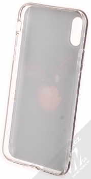 Angry Birds Bombas 001 TPU ochranný kryt pro Apple iPhone X, iPhone XS černá (black) zepředu