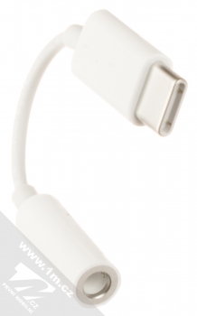 Apple USB-C to Headphone Jack originální adaptér z USB Type-C na jack 3,5mm bílá (white) konektory