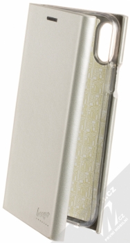 Beeyo Book Grande flipové pouzdro pro Apple iPhone X stříbrná (silver)
