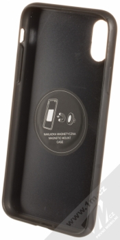 Beeyo Glossy třpytivý ochranný kryt pro Apple iPhone X černá (black) zepředu