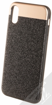 Beeyo Glossy třpytivý ochranný kryt pro Apple iPhone X černá (black)