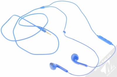 Blue Star Apple Headset sluchátka s mikrofonem a ovladačem modrá (blue) balení