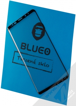 Blueo 3D Mr. Monkey 3D Curved Hot Bending Craft Tempered Glass ochranné tvrzené sklo na kompletní zahnutý displej pro Samsung Galaxy Note 9 černá (black)
