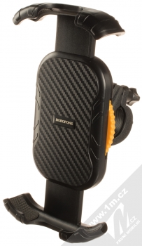 Borofone BH59 držák na kolo, koloběžku, motocykl, skútr pro mobilní telefon od 4,5 do 6,7 palců černá žlutá (black yellow) maximální rozpětí