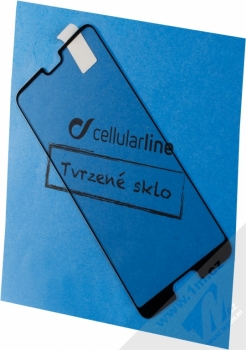 CellularLine Second Glass Ultra Capsule ochranné tvrzené sklo na kompletní zahnutý displej pro Huawei P20 Pro černá (black)
