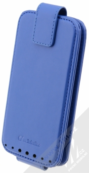 CellularLine Flap Uni Agenda XL univerzální flipové pouzdro pro mobilní telefon, mobil, smartphone modrá (blue) zezadu