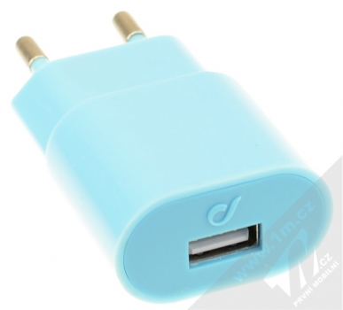 CellularLine Style&Color USB Charger nabíječka do sítě s USB výstupem 1A modrá (blue) USB konektor