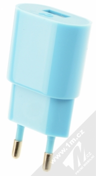 CellularLine Style&Color USB Charger nabíječka do sítě s USB výstupem 1A modrá (blue)