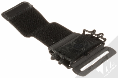 CellularLine Wristband Spider sportovní pouzdro na zápěstí pro telefony černá (black) rozepnuté