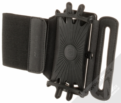 CellularLine Wristband Spider sportovní pouzdro na zápěstí pro telefony černá (black)