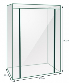 1Mcz Přenosný fóliovník, skleník 150x103x52cm průhledná (transparent)