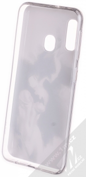DC Comics Batgirl 001 TPU ochranný kryt pro Samsung Galaxy A20e šedá (grey) zepředu